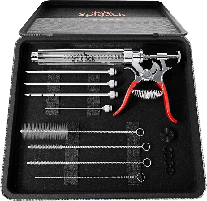 SpitJack PULSE Meat Injector Kit — 4 Needles